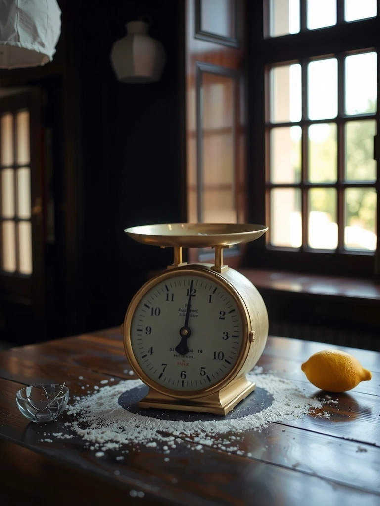 Bilancia culinaria d'epoca